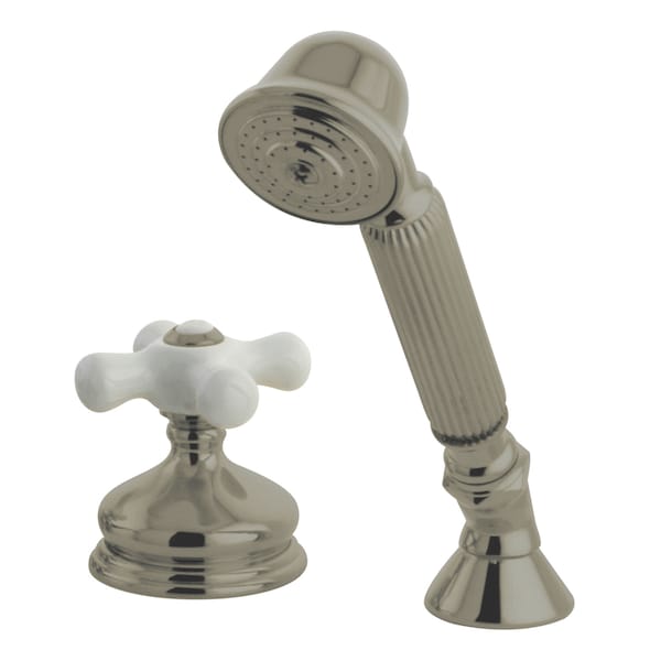 Tub Filler Faucet, 2, Deck, Brushed Nickel